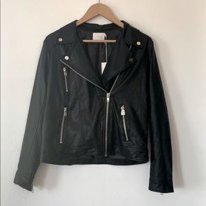 LUSH faux leather jacket S
